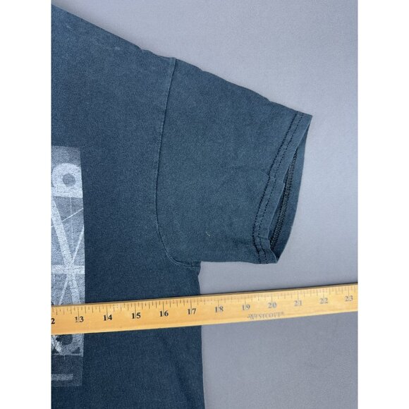 Vintage Y2K Justin Bieber Purpose Tour Youth Medium Black Faded Tee Shirt - Picture 11 of 12